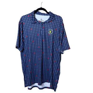 US Open Tournament Golf Polo Short Sleeve Athletic Shirt Size Large
